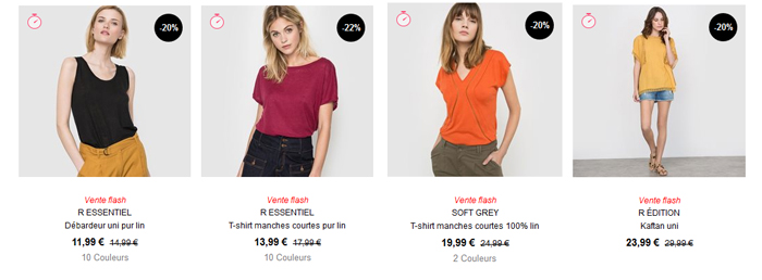 T-shirts, Tops, débardeurs... Il y a tout ce qu'il faut !