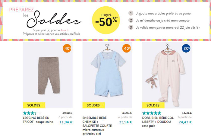 Plein de réductions sur les articles bébés Plein de réductions sur les articles bébés