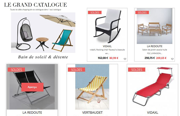 Découvrez tous les bains de soleil en SOLDES et détendez-vous...