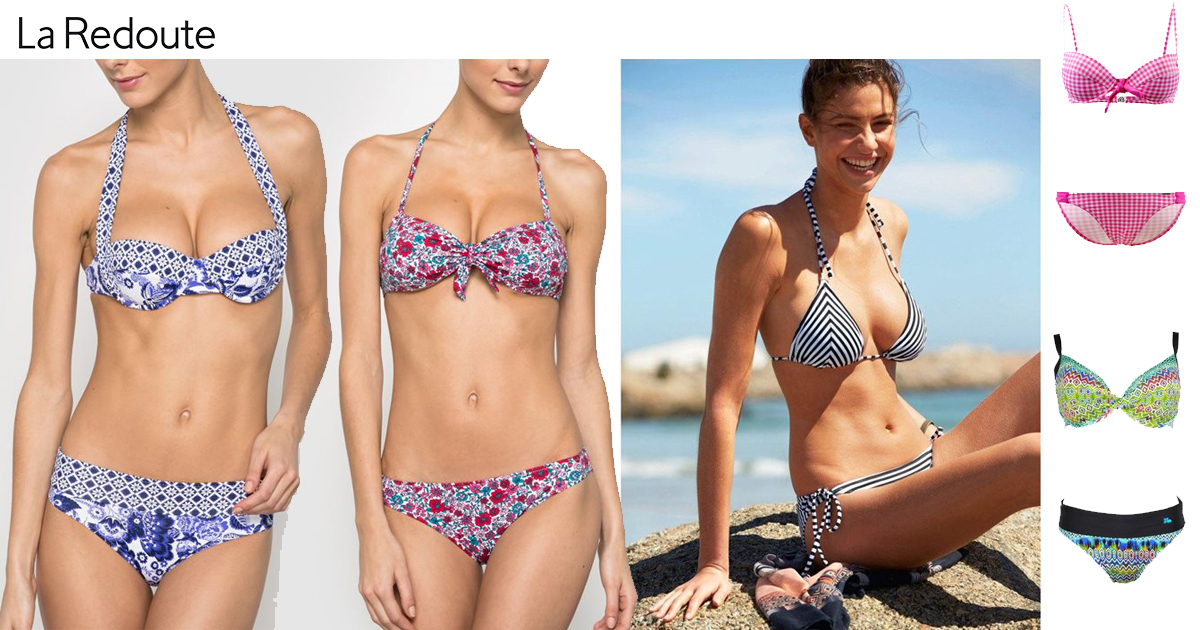 Les maillots de bain 2 pièces de la Redoute Les maillots de bain 2 pièces de la Redoute