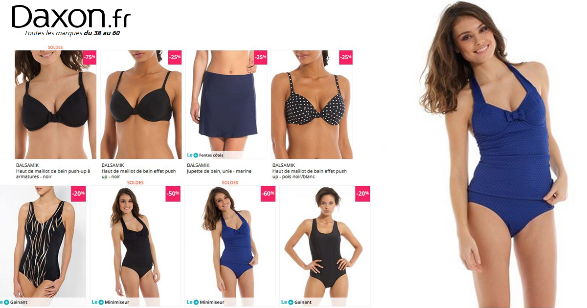 Maillots de bain une et deux pièces de Daxon Maillots de bain une et deux pièces de Daxon