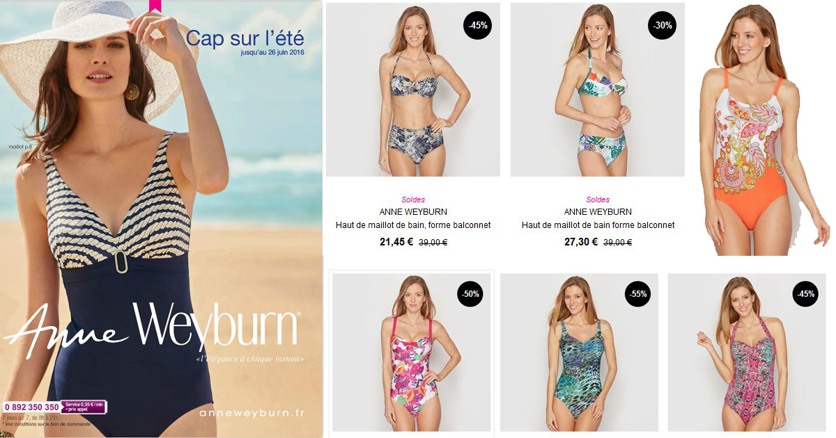 Voir la collection complète des maillots de bains Anne Weyburn. Voir la collection complète des maillots de bains Anne Weyburn.