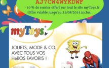 Promo exclusive Catalogue.fr pour vos jouets MYTOYS.FR