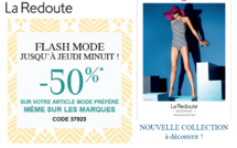 La Redoute : Vente flash Mode, 50% sur votre deuxième article jusque ce soir minuit !