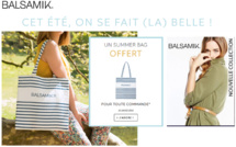 Balsamik : un sac en cadeau pour toute commande sur votre catalogue !