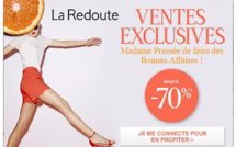 Ventes privées sur votre catalogue de La Redoute ! -70% de réduction !