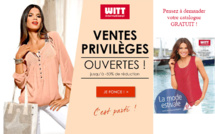 Catalogue Witt International : Les ventes privées sont ouvertes : jusqu'à -50% de réduction, c'est parti !